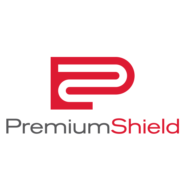 premium shield square logo