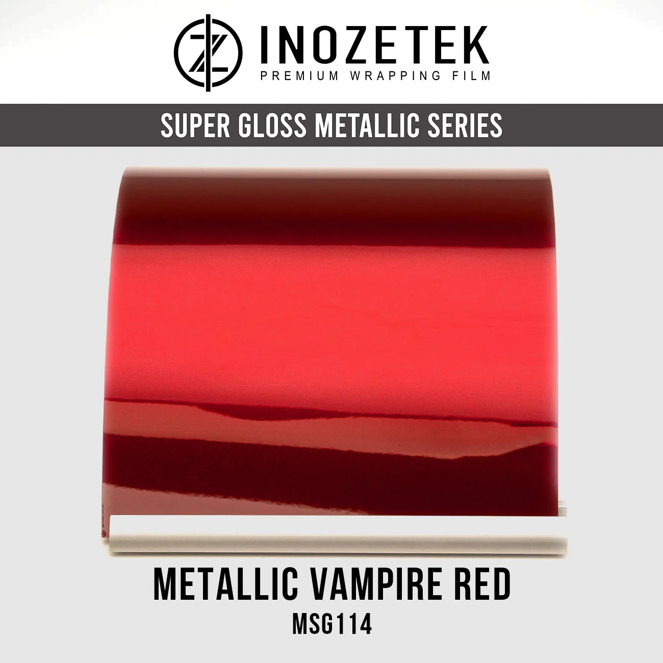 Inozetek Metallic Vampire Red Vinyl Wrap